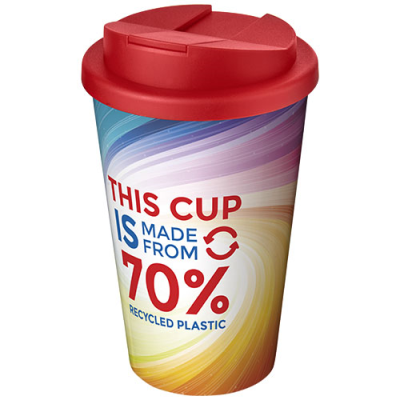 BRITE-AMERICANO® ECO 350 ML SPILL-PROOF THERMAL INSULATED TUMBLER in Red