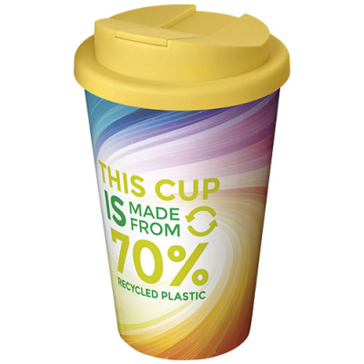 BRITE-AMERICANO® ECO 350 ML SPILL-PROOF THERMAL INSULATED TUMBLER in Yellow