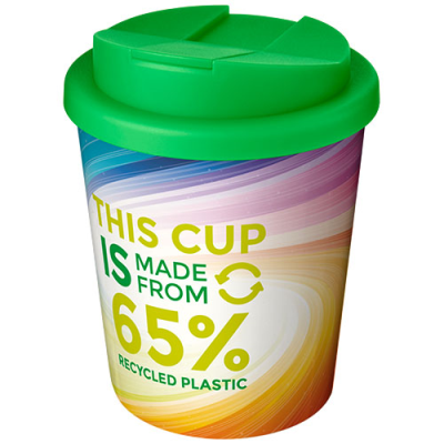 BRITE-AMERICANO ESPRESSO ECO 250 ML SPILL-PROOF THERMAL INSULATED TUMBLER in Green