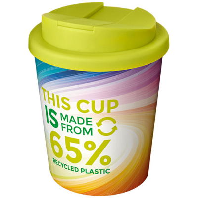 BRITE-AMERICANO ESPRESSO ECO 250 ML SPILL-PROOF THERMAL INSULATED TUMBLER in Lime