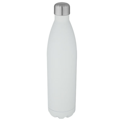 COVE 1 L VACUUM THERMAL INSULATED STAINLESS STEEL METAL BOTTLE in White