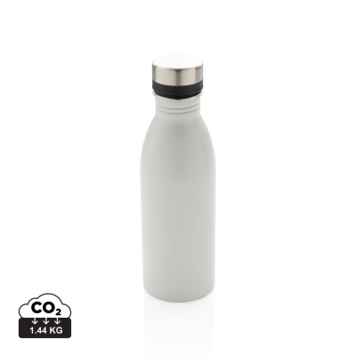 DELUXE STAINLESS STEEL METAL WATER BOTTLE in Off White