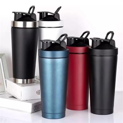 DOUBLE WALL THERMAL INSULATED PROTEIN SHAKER BOTTLE 500ML, 700ML