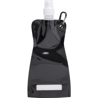 FOLDING WATER BOTTLE (420ML) in Black