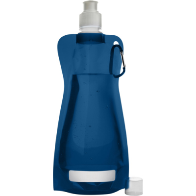 FOLDING WATER BOTTLE (420ML) in Blue