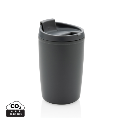 GRS RECYCLED PP TUMBLER with Flip Lid in Anthracite