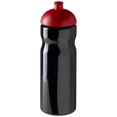 H2O ACTIVE® BASE 650 ML DOME LID SPORTS BOTTLE in Solid Black & Red