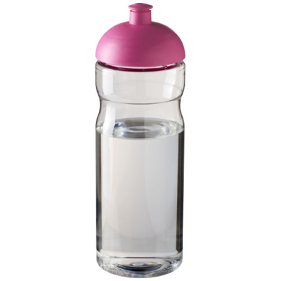 H2O ACTIVE® BASE 650 ML DOME LID SPORTS BOTTLE in Transparent & Pink