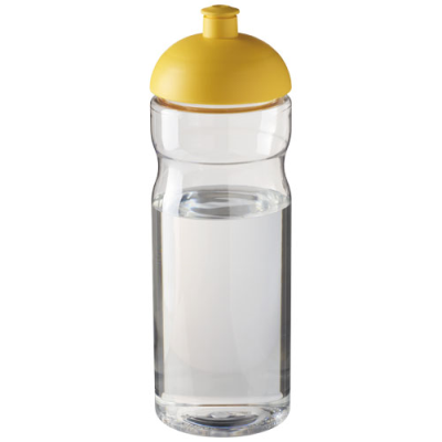 H2O ACTIVE® BASE 650 ML DOME LID SPORTS BOTTLE in Transparent & Yellow