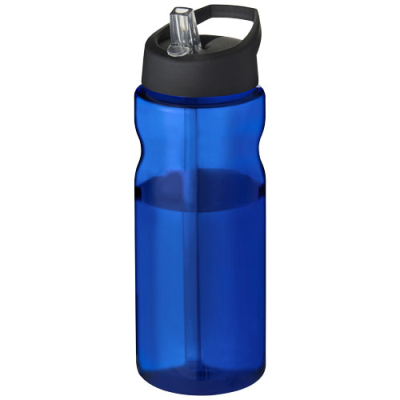 H2O ACTIVE® BASE 650 ML SPOUT LID SPORTS BOTTLE in Blue & Solid Black