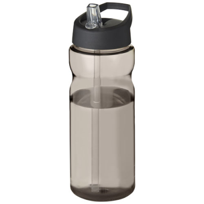 H2O ACTIVE® BASE 650 ML SPOUT LID SPORTS BOTTLE in Charcoal & Solid Black