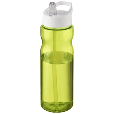 H2O ACTIVE® BASE 650 ML SPOUT LID SPORTS BOTTLE in Lime & White