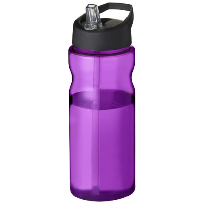 H2O ACTIVE® BASE 650 ML SPOUT LID SPORTS BOTTLE in Purple & Solid Black