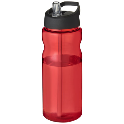 H2O ACTIVE® BASE TRITAN™ 650 ML SPOUT LID SPORTS BOTTLE in Red & Solid Black