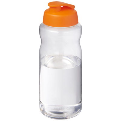 H2O ACTIVE® BIG BASE 1 LITRE FLIP LID SPORTS BOTTLE in Orange