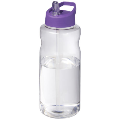 H2O ACTIVE® BIG BASE 1 LITRE SPOUT LID SPORTS BOTTLE in Purple