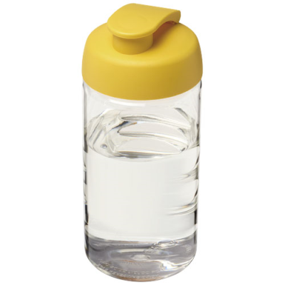 H2O ACTIVE® BOP 500 ML FLIP LID SPORTS BOTTLE in Clear Transparent & Yellow