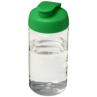 H2O ACTIVE® BOP 500 ML FLIP LID SPORTS BOTTLE in Transparent & Green