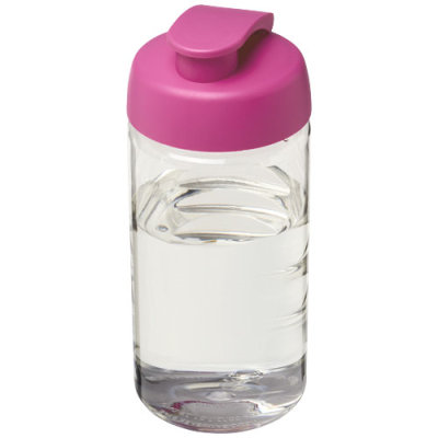 H2O ACTIVE® BOP 500 ML FLIP LID SPORTS BOTTLE in Transparent & Pink