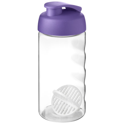 H2O ACTIVE® BOP 500 ML SHAKER BOTTLE in Purple & Clear Transparent