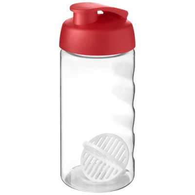 H2O ACTIVE® BOP 500 ML SHAKER BOTTLE in Red & Clear Transparent