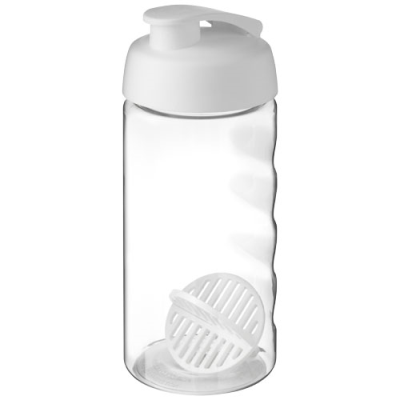 H2O ACTIVE® BOP 500 ML SHAKER BOTTLE in White & Transparent