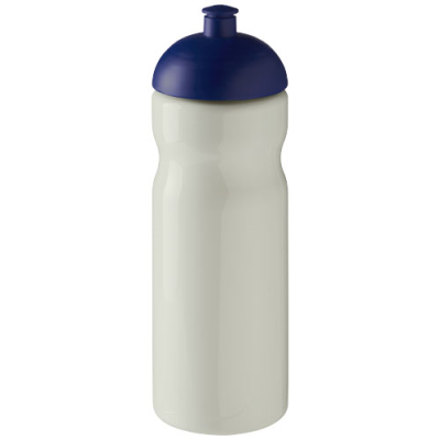 H2O ACTIVE® ECO BASE 650 ML DOME LID SPORTS BOTTLE in Ivory White & Blue