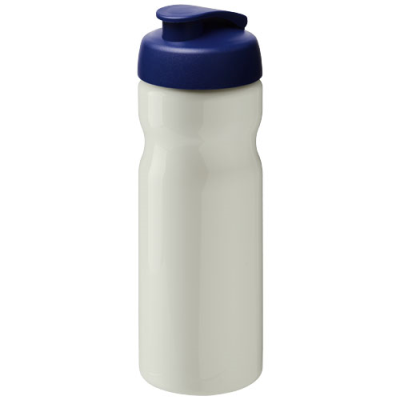 H2O ACTIVE® ECO BASE 650 ML FLIP LID SPORTS BOTTLE in Ivory White & Blue