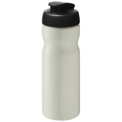 H2O ACTIVE® ECO BASE 650 ML FLIP LID SPORTS BOTTLE in Ivory White & Solid Black