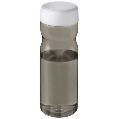 H2O ACTIVE® ECO BASE 650 ML SCREW CAP WATER BOTTLE in Charcoal & White