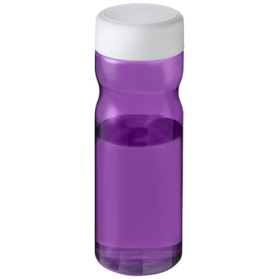 H2O ACTIVE® ECO BASE 650 ML SCREW CAP WATER BOTTLE in Purple & White