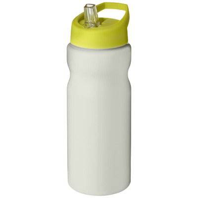 H2O ACTIVE® ECO BASE 650 ML SPOUT LID SPORTS BOTTLE in Ivory White & Lime