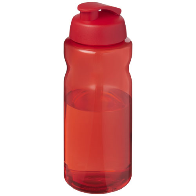 H2O ACTIVE® ECO BIG BASE 1 LITRE FLIP LID SPORTS BOTTLE in Red & Red