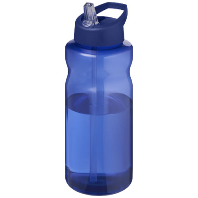 H2O ACTIVE® ECO BIG BASE 1 LITRE SPOUT LID SPORTS BOTTLE in Blue & Blue