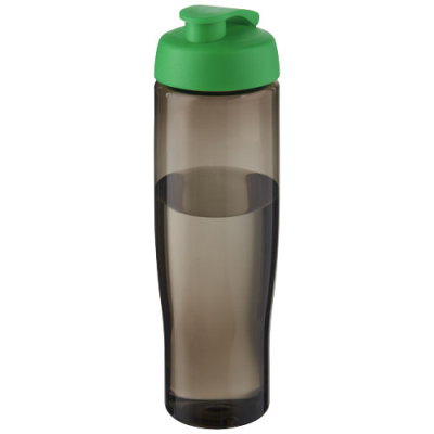 H2O ACTIVE® ECO TEMPO 700 ML FLIP LID SPORTS BOTTLE in Green & Charcoal