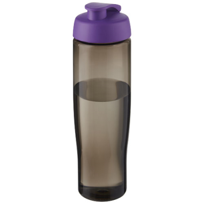 H2O ACTIVE® ECO TEMPO 700 ML FLIP LID SPORTS BOTTLE in Purple & Charcoal