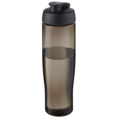 H2O ACTIVE® ECO TEMPO 700 ML FLIP LID SPORTS BOTTLE in Solid Black & Charcoal