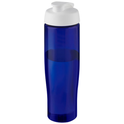 H2O ACTIVE® ECO TEMPO 700 ML FLIP LID SPORTS BOTTLE in White & Blue