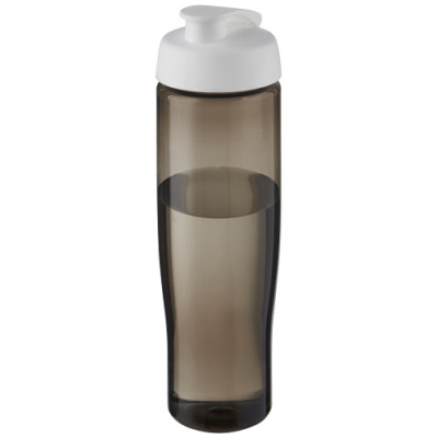 H2O ACTIVE® ECO TEMPO 700 ML FLIP LID SPORTS BOTTLE in White & Charcoal