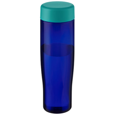 H2O ACTIVE® ECO TEMPO 700 ML SCREW CAP WATER BOTTLE in Aqua & Blue