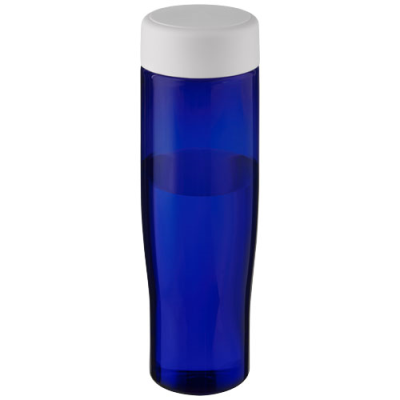 H2O ACTIVE® ECO TEMPO 700 ML SCREW CAP WATER BOTTLE in White & Blue