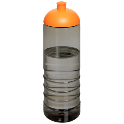 H2O ACTIVE® ECO TREBLE 750 ML DOME LID SPORTS BOTTLE in Charcoal & Orange