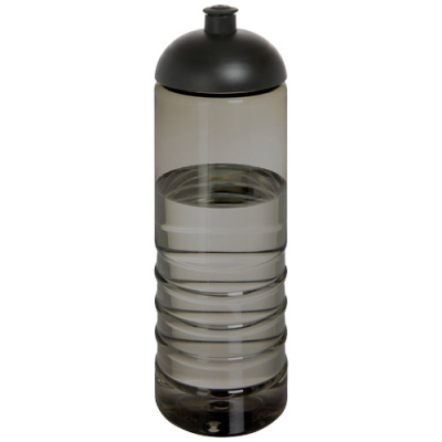 H2O ACTIVE® ECO TREBLE 750 ML DOME LID SPORTS BOTTLE in Charcoal & Solid Black