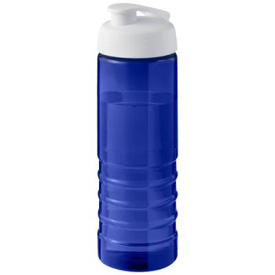 H2O ACTIVE® ECO TREBLE 750 ML FLIP LID SPORTS BOTTLE in Blue & White