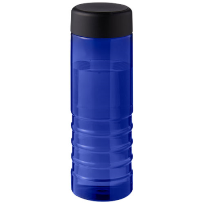 H2O ACTIVE® ECO TREBLE 750 ML SCREW CAP WATER BOTTLE in Blue & Solid Black