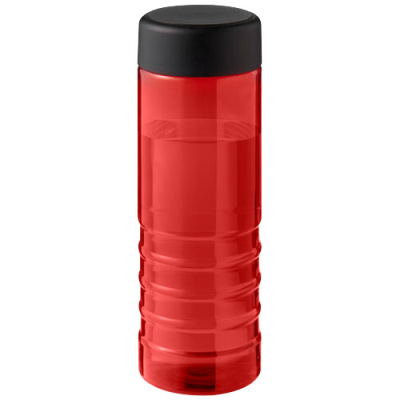 H2O ACTIVE® ECO TREBLE 750 ML SCREW CAP WATER BOTTLE in Red & Solid Black