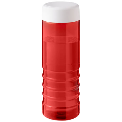 H2O ACTIVE® ECO TREBLE 750 ML SCREW CAP WATER BOTTLE in Red & White