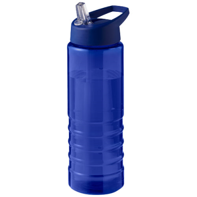 H2O ACTIVE® ECO TREBLE 750 ML SPOUT LID SPORTS BOTTLE in Blue & Blue