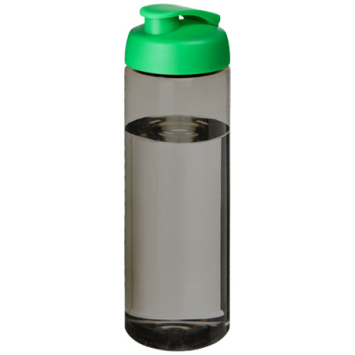 H2O ACTIVE® ECO VIBE 850 ML FLIP LID SPORTS BOTTLE in Charcoal & Green