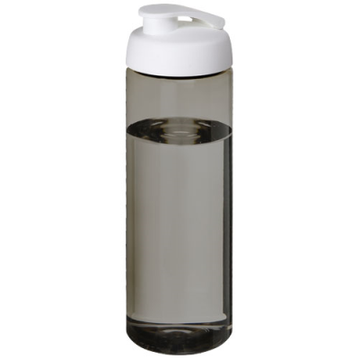 H2O ACTIVE® ECO VIBE 850 ML FLIP LID SPORTS BOTTLE in Charcoal & White